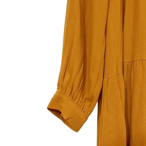 Mustard Seed High Low Boho Dress in a Rust Brown Medium - Picture 9 of 10